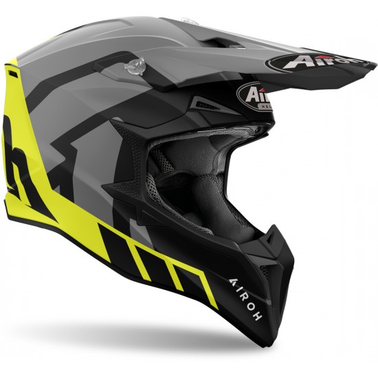 Capacete Airoh Wraaap Reloaded Yellow Matt