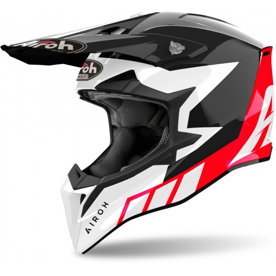 Capacete Airoh Wraaap Reloaded Red Gloss