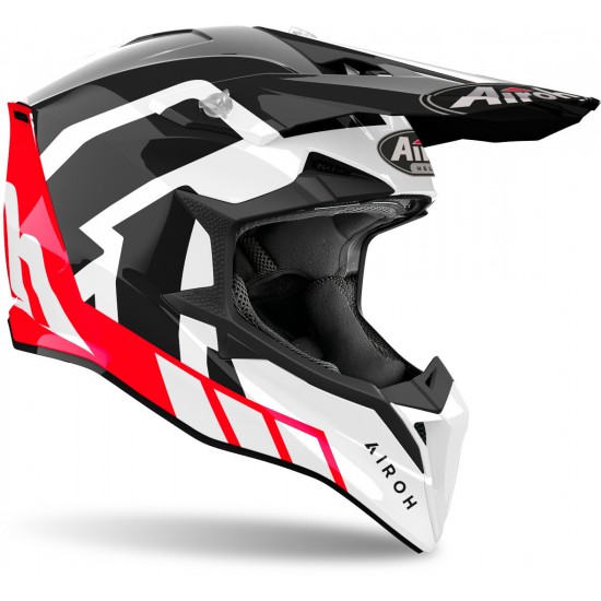 Capacete Airoh Wraaap Reloaded Red Gloss