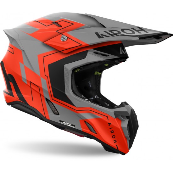 Capacete Airoh Twist 3 Dizzy Orange Fluo Matt