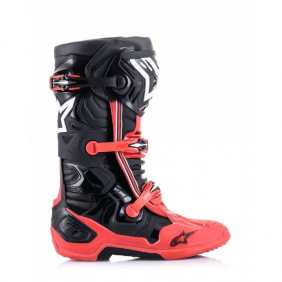 Botas Alpinestars Tech 10 Acumen Le Red Black White