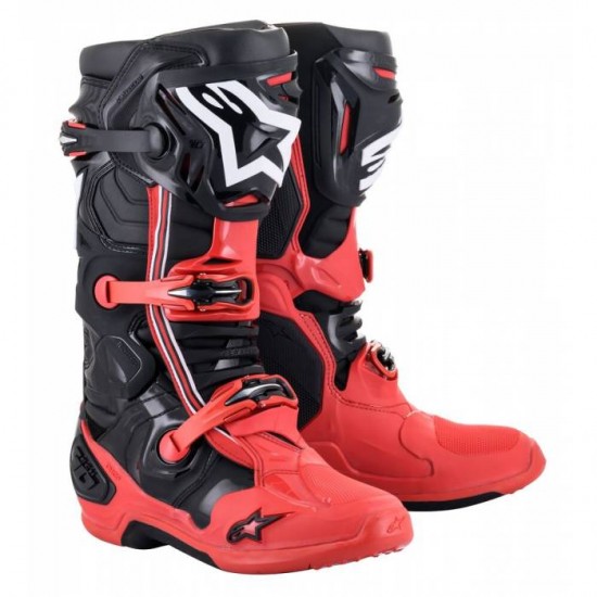 Botas Alpinestars Tech 10 Acumen Le Red Black White