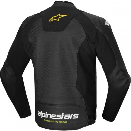 Casaco Alpinestars Faster V3 Airflow Pele Black / White / Fluo Yellow