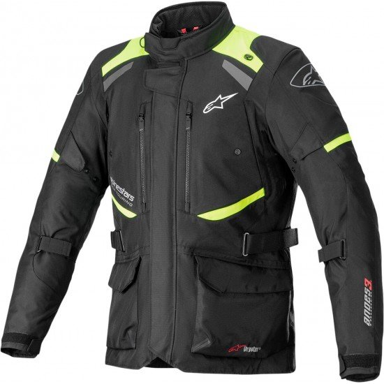 Casaco Alpinestars Andes V3 Drystar Black / Fluo Yellow