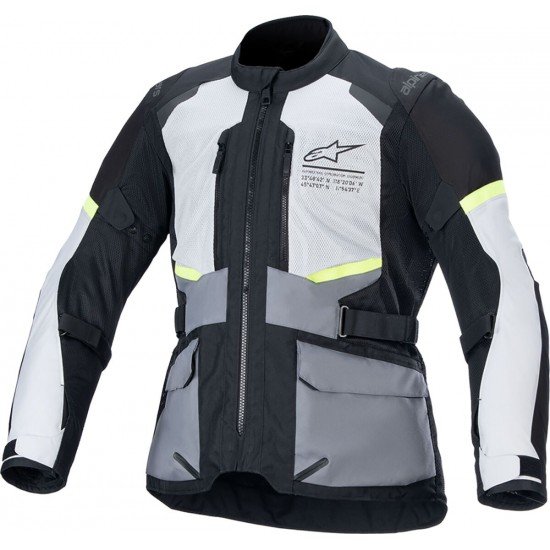 Casaco Alpinestars Andes Air Drystar Ice Gray / Dark Gray / Black