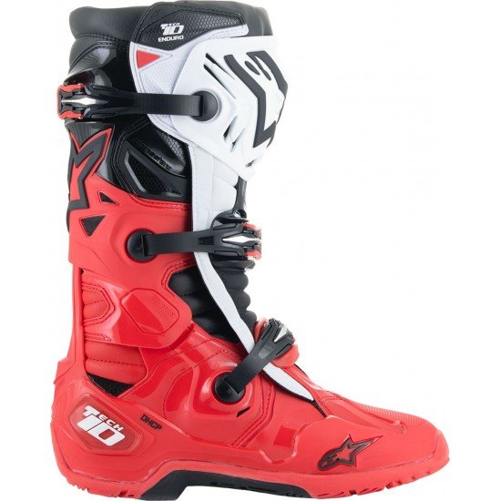 Botas Alpinestars Tech 10 Enduro Bright Red / Black / White