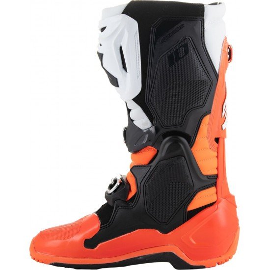 Botas Alpinestars Tech 10 Enduro Orange Fluo / Black / White