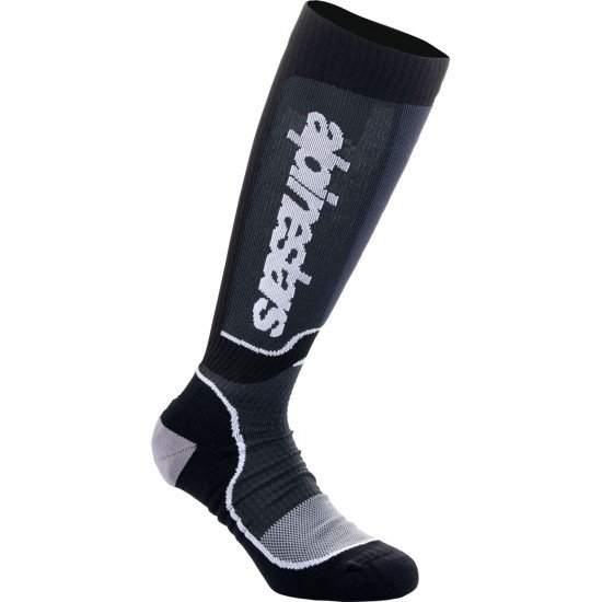 Meias Criança Alpinestars Mx Plus Black / White