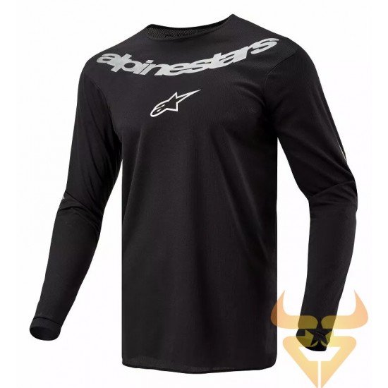 Camisola Alpinestars Fluid Graphite Black / Silver