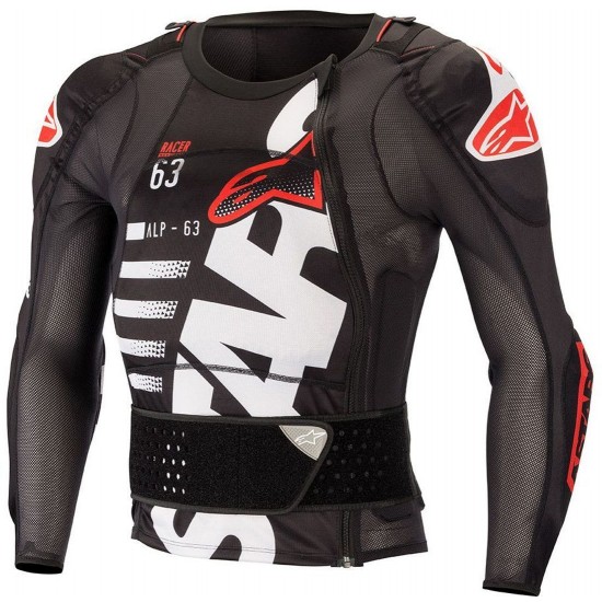 Colete Alpinestars Sequence Long Sleeve Black / White