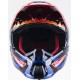 Capacete Alpinestars Sm5 Solar Flare Black / Blue / Fluo Red