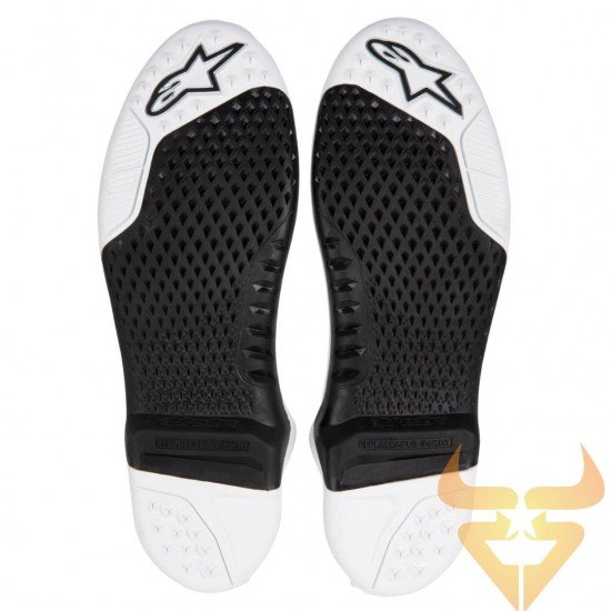 Solas para Botas Alpinestars Tech 10 Black / White 2021+