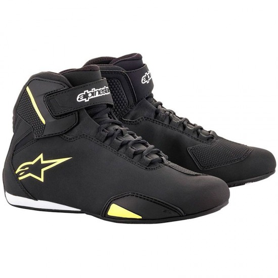 Botas Alpinestars Sektor Drystar Black / Yellow Fluo