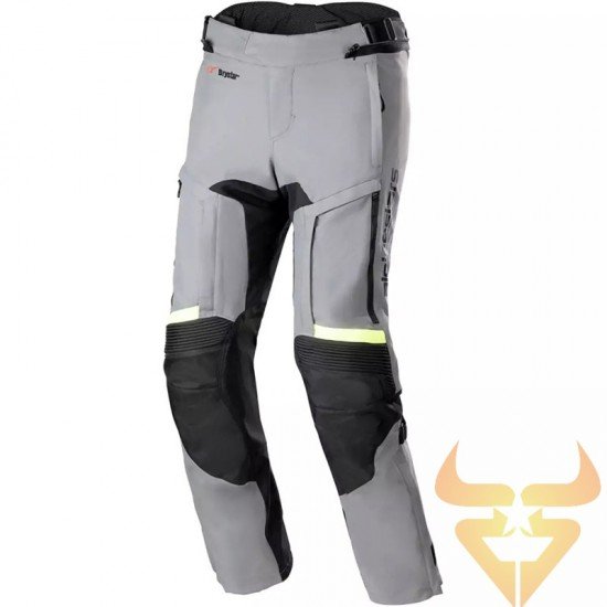 Calças Alpinestars Bogota Pro Drystar Ice Gray / Dark Gray / Yellow Fluo