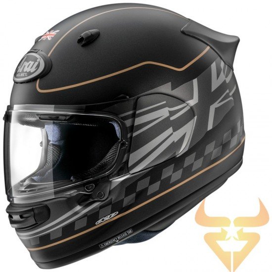 Capacete ARAI Quantic Dark Citizen Gold / Black