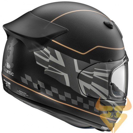 Capacete ARAI Quantic Dark Citizen Gold / Black