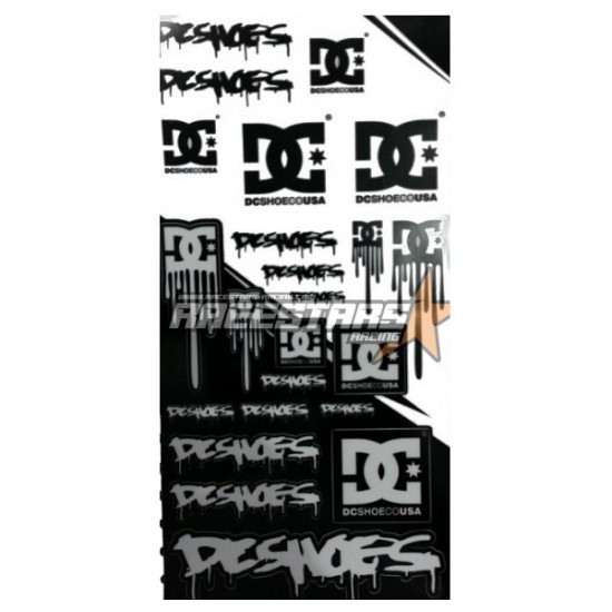 Folha Autocolantes Dc Shoes 30x15