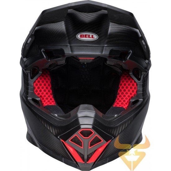 Capacete Bell Moto-10 Spherical Satin / Gloss Black / Red