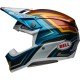 Capacete Bell Moto-10 Spherical Tomac Replica 24 Gloss White / Gold