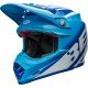 Capacete Bell Moto-9S Flex Rail Gloss Blue / White