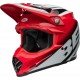 Capacete Bell Moto-9S Flex Rail Gloss Red / White