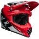 Capacete Bell Moto-9S Flex Rail Gloss Red / White