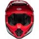 Capacete Bell Moto-9S Flex Rail Gloss Red / White