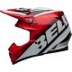 Capacete Bell Moto-9S Flex Rail Gloss Red / White