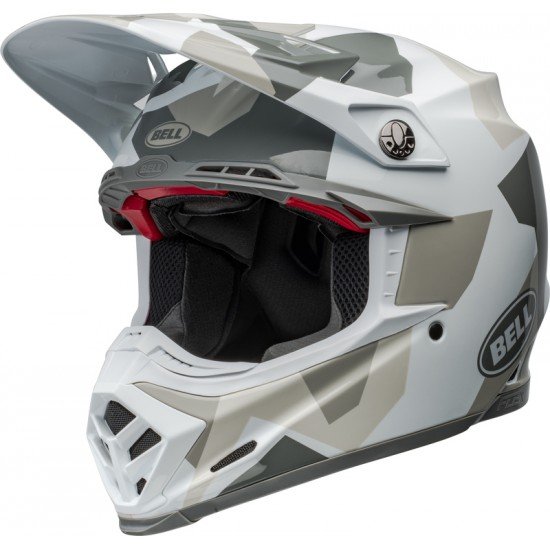 Capacete Bell Moto-9S Flex Rover Gloss White Camo