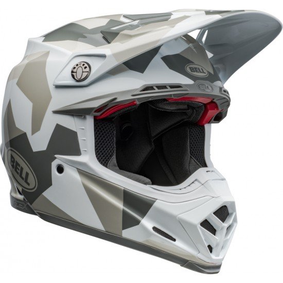 Capacete Bell Moto-9S Flex Rover Gloss White Camo