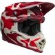 Capacete Bell Moto-9S Flex Ferrandis Méchant Gloss Red / Silver