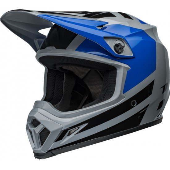 Capacete Bell Mx-9 Mips Alter Ego Gloss Blue