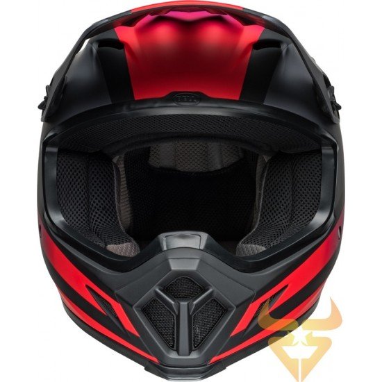 Capacete Bell Mx-9 Mips Alter Ego Gloss Matte Black / Red