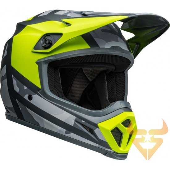 Capacete Bell Mx-9 Mips Alter Ego Matte Hi-Viz / Camo