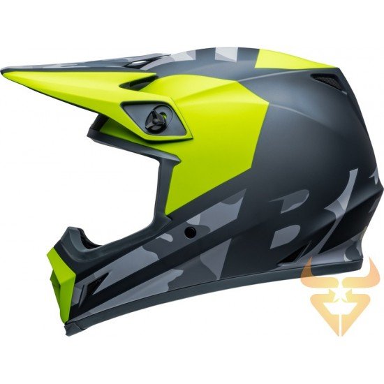 Capacete Bell Mx-9 Mips Alter Ego Matte Hi-Viz / Camo