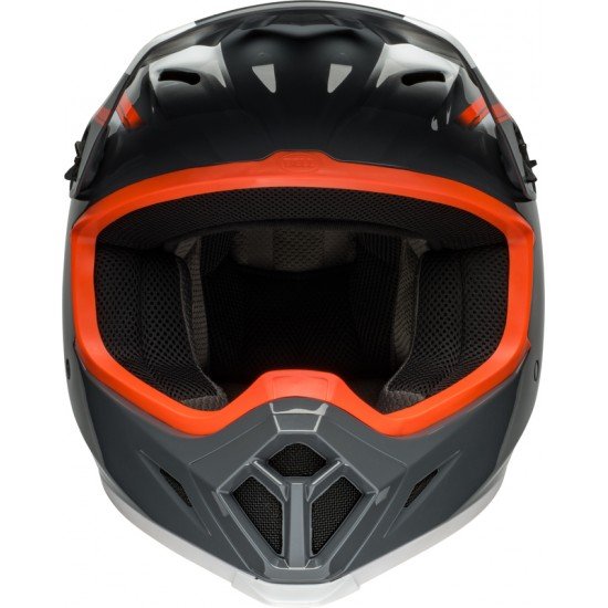 Capacete Bell Mx-9 Mips Dart Gloss Charcoal / Orange