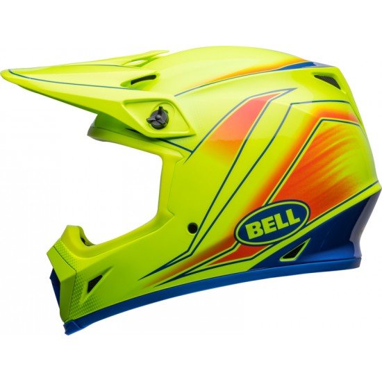 Capacete Bell Mx-9 Mips Zone Gloss Retina Sear