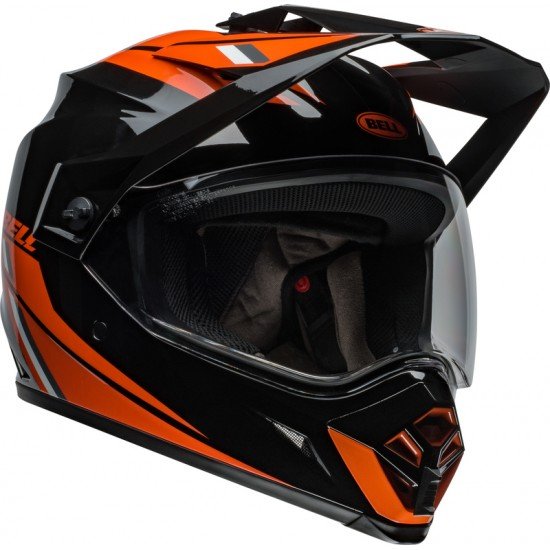 Capacete Bell Mx-9 Adventure Mips Alpine Gloss Black / Orange