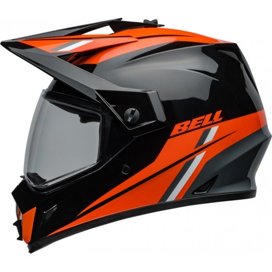 Capacete Bell Mx-9 Adventure Mips Alpine Gloss Black / Orange