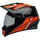 Capacete Bell Mx-9 Adventure Mips Alpine Gloss Black / Orange