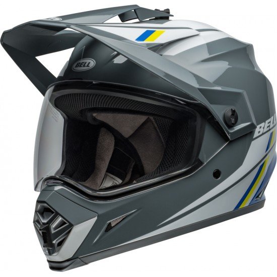 Capacete Bell Mx-9 Adventure Mips Alpine Gloss Gray / Blue