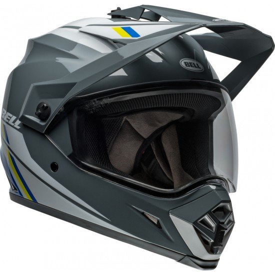 Capacete Bell Mx-9 Adventure Mips Alpine Gloss Gray / Blue