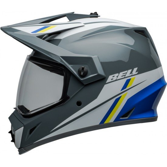 Capacete Bell Mx-9 Adventure Mips Alpine Gloss Gray / Blue