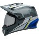 Capacete Bell Mx-9 Adventure Mips Alpine Gloss Gray / Blue