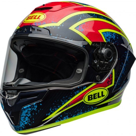 Capacete Bell Race Star DLX Flex Xenon Gloss Red / Silver