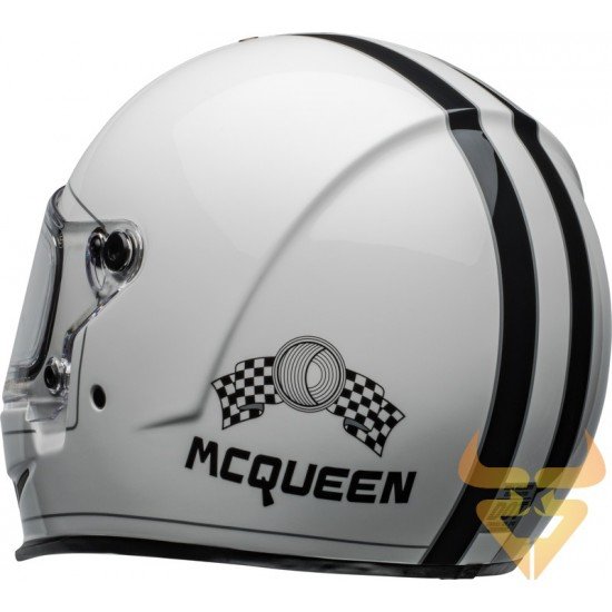 Capacete Bell Eliminator Steve McQueen Gloss White