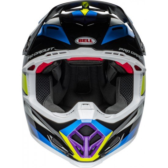 Capacete Bell Moto-9S Flex Pro Circuit 24 Gloss Black / Blue