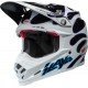 Capacete Bell Moto-9S Flex Slayco 24 Gloss White / Black