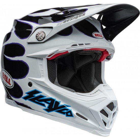 Capacete Bell Moto-9S Flex Slayco 24 Gloss White / Black