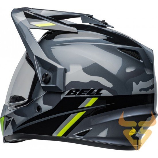 Capacete Bell Mx-9 Adventure Mips Alpine Gloss Met Gray / Camo